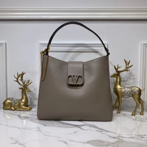 VALENTINO Origianl Palm Ledertasche V5002 Grau