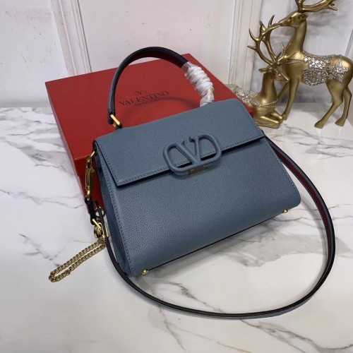 VALENTINO Origianl-Ledertasche V0025 blau