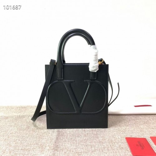 VALENTINO Origianl-Ledertasche V2022 schwarz