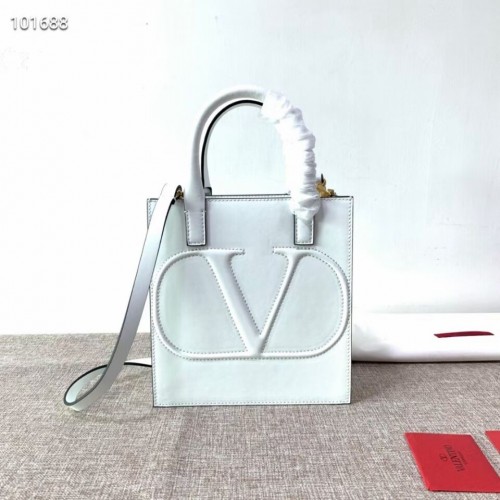 VALENTINO Origianl-Ledertasche V2022 weiß