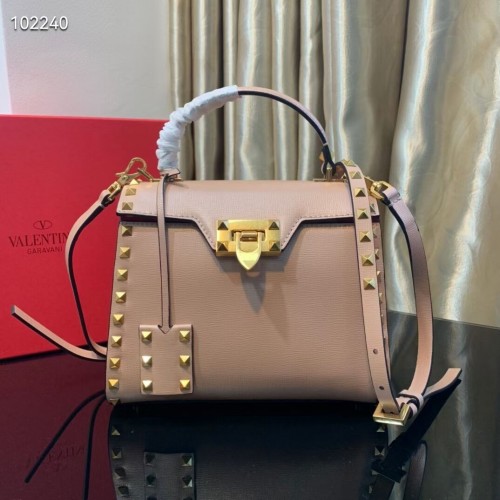 VALENTINO Einkaufstasche aus Origianl-Leder V4071A rosa