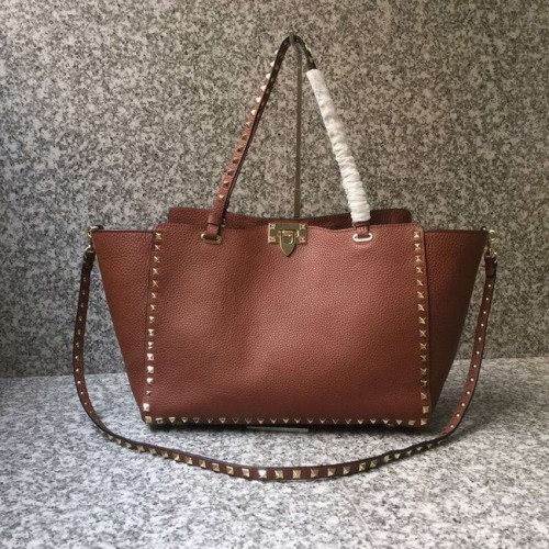 VALENTINO Rockstud große Tragetasche 0973 braun