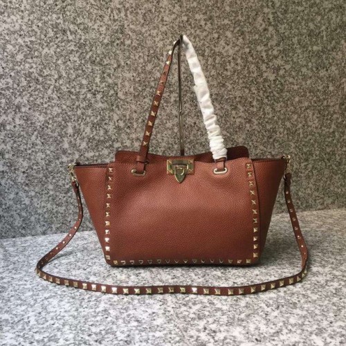 VALENTINO Rockstud Medium Tote 0972 braun