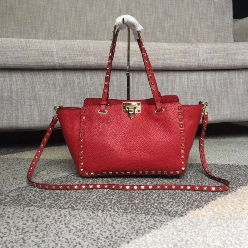VALENTINO Rockstud Medium Tote 0972 rot