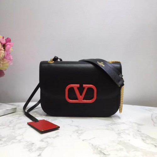 VALENTINO VLOCK Origianl-Leder-Umhängetasche 2424 schwarz