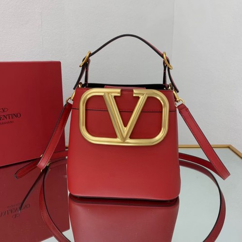 VALENTINO Handtasche aus Kalbsleder V0754 rot