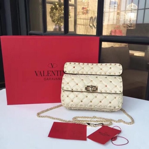 VALENTINO Ledertasche 0051 Weiß