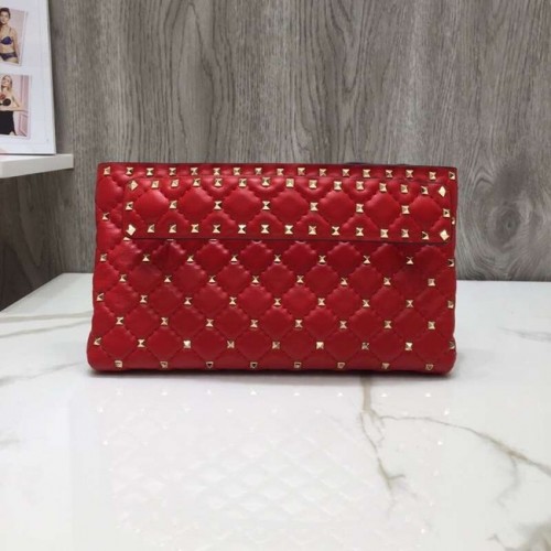 VALENTINO Lederclutch 0125 rot