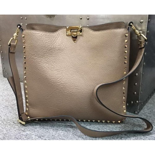 Valentino Garavani Rockstud Hobo Bag VO84499 Aprikose
