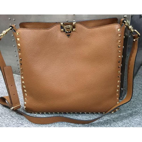 Valentino Garavani Rockstud Hobo Bag VO84499 Khaki