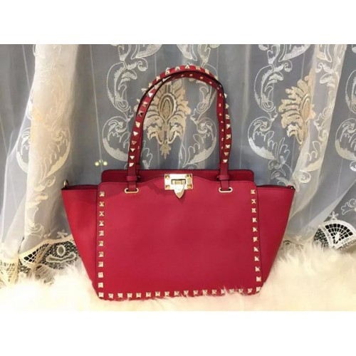 Valentino Garavani Tragetasche Rockstud Medium VO0812T Rot