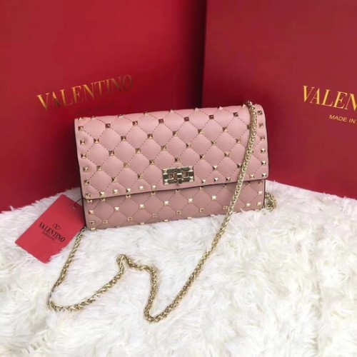Valentino Original Leder Umhängetasche 38020 rosa