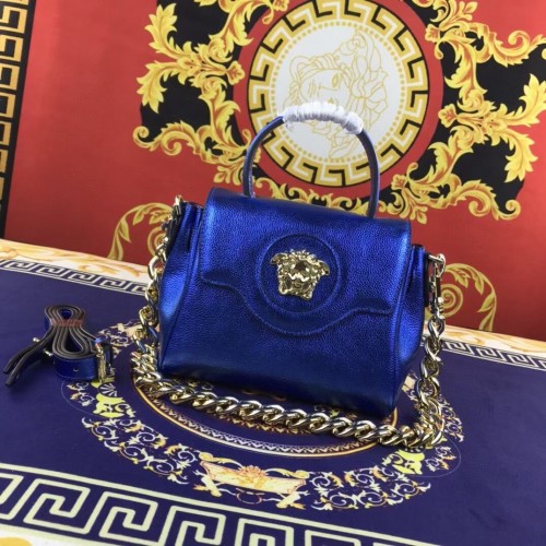 Versace Original Kalbsledertasche FS1040 blau