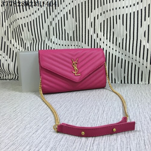 YSL Classic Monogram Flap Bag Cannage-Muster Y377828L Rose