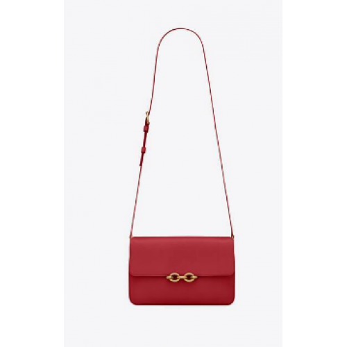 YSL LE MAILLON TASCHE AUS GLATTEM LEDER 6497952 rot