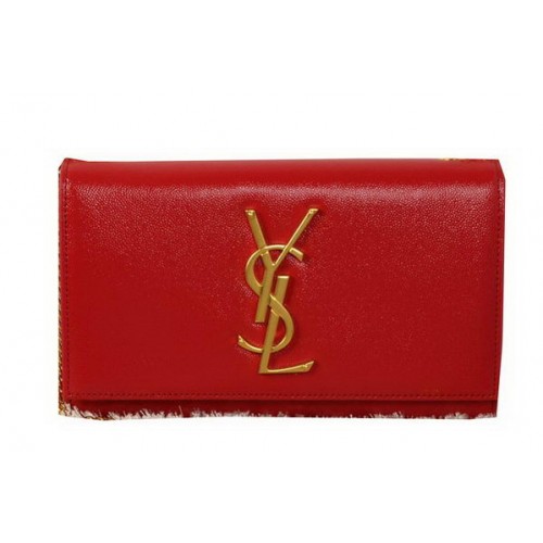 YSL-Umhängetasche mit Monogramm Cannage-Muster Y311218 Rot