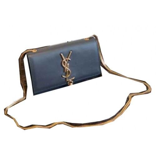 YSL Monogramm Umhängetasche Glattleder Y311218 Grau