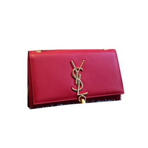 YSL Monogramm Umhängetasche Glattleder Y311218 Rot