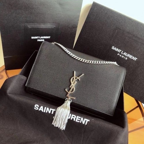 YSL Saint Laurent Medium Kate Tassel Tasche 86773 Schwarz