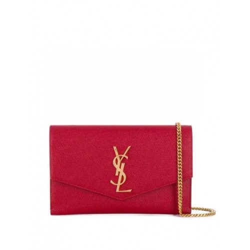 Yves Saint Laurent Umhängetasche aus Kalbsleder Y707788 rot