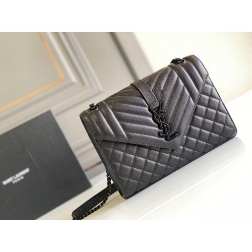 Yves Saint Laurent Kalbsleder 487206 schwarz