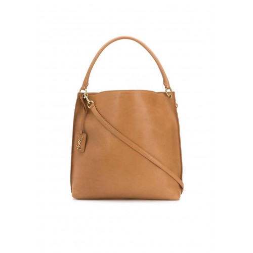 Yves Saint Laurent Schultertasche aus Kalbsleder Y635266 braun