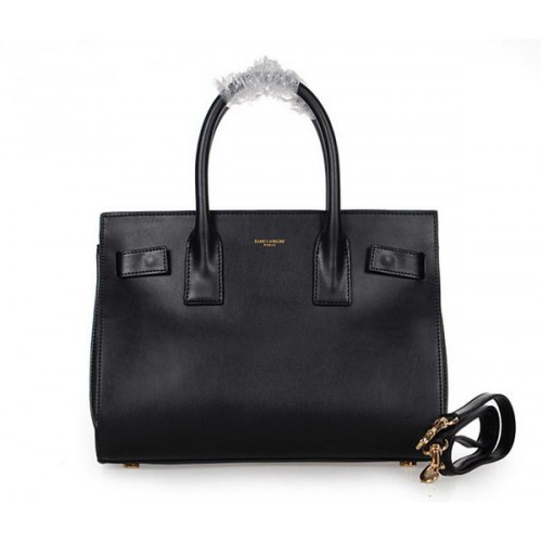 Yves Saint Laurent Klassische Mini-Sac De Jour-Tasche Y8338 Schwarz