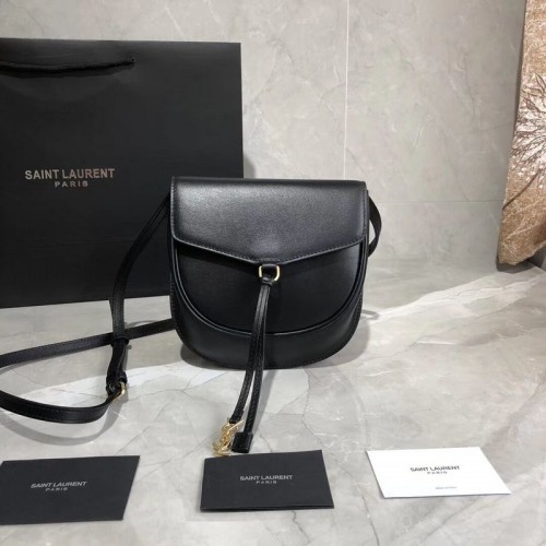 Yves Saint Laurent Schultertasche aus Rindsleder Y551559 Schwarz