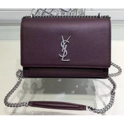 Yves Saint Laurent Umhängetasche Y13927 Lila