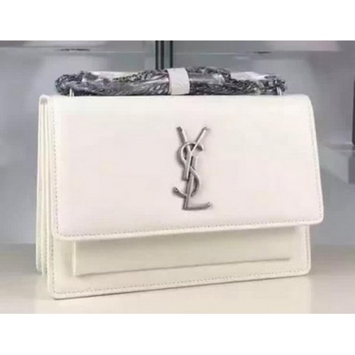 Yves Saint Laurent Umhängetasche Y8816 Weiß