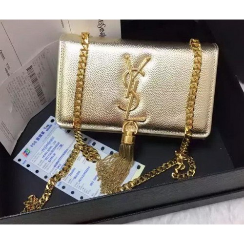 Yves Saint Laurent Umhängetasche Y9012 Gold