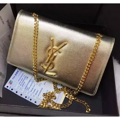Yves Saint Laurent Umhängetasche Y9014 Gold