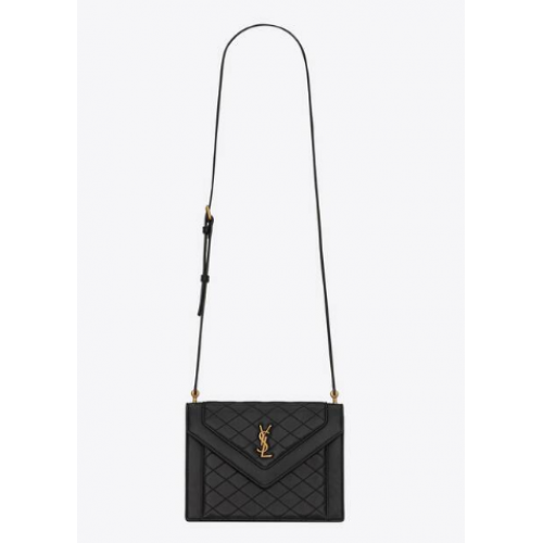 Yves Saint Laurent GABY MINI-TASCHE AUS GESTEPPTEM LAMMLEDER 6855741 schwarz