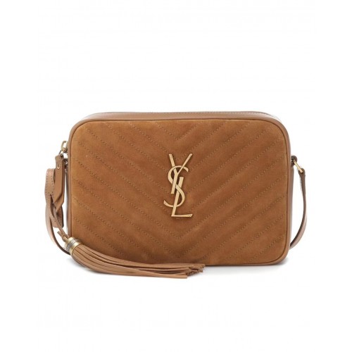 Yves Saint Laurent AUS WILDLEDER UND GLATTLEDER Y520534E Braun
