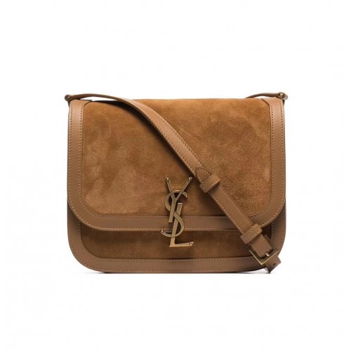 Yves Saint Laurent AUS WILDLEDER UND GLATTLEDER Y535025E braun