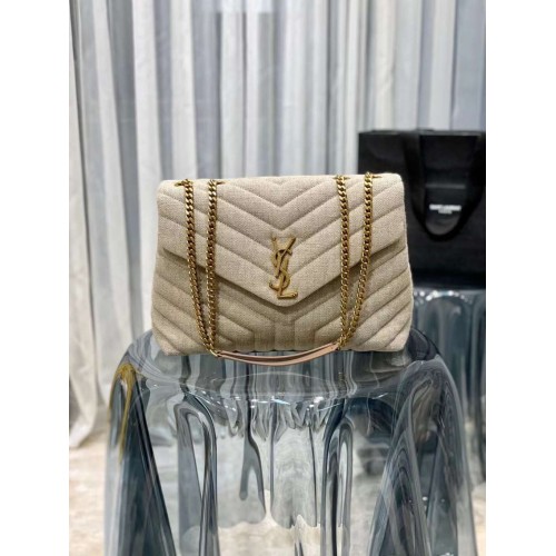 Yves Saint Laurent LOULOU KLEIN AUS GESTEPPTEM Y-LEINEN Y587216