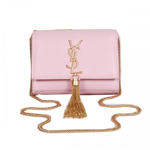 Yves Saint Laurent MINI Monogramm Umhängetasche Hellrosa