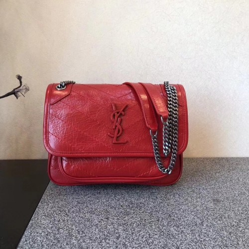 Yves Saint Laurent MINI Niki Kettentasche 498893 rot