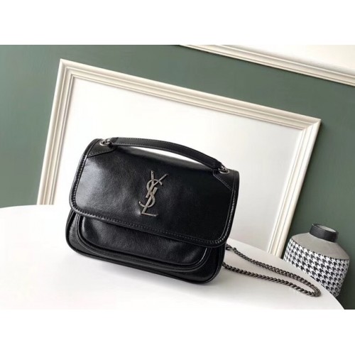 Yves Saint Laurent NIKI BABY AUS LAMMLEDER 5811 schwarz