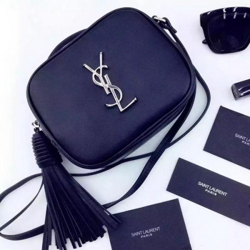 Yves Saint Laurent Monogram Blogger Tasche Y16SS Schwarz