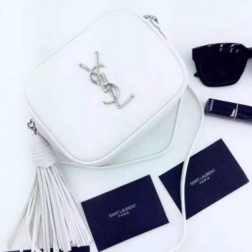 Yves Saint Laurent Monogram Blogger Bag Y16SS Weiß