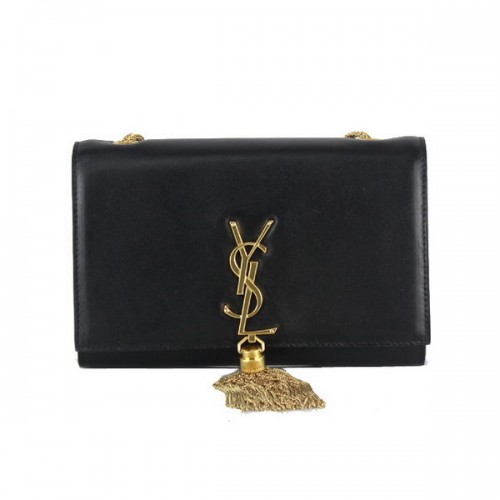 Yves Saint Laurent Monogramm Umhängetasche 66016 Schwarz