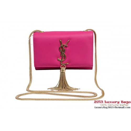 Yves Saint Laurent Kleine Umhängetasche mit Monogramm 1834B Rose