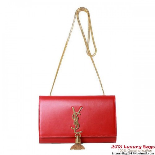 Yves Saint Laurent Kleine Umhängetasche mit Monogramm 5475 Rot