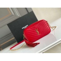 Yves Saint Laurent VINTAGE KAMERATASCHE AUS Kalbsleder 6125791 rot
