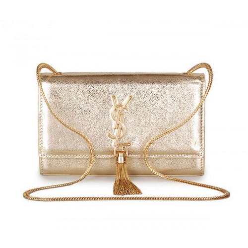 Yves Saint Laurent Mini Monogram Umhängetasche 326076 Gold