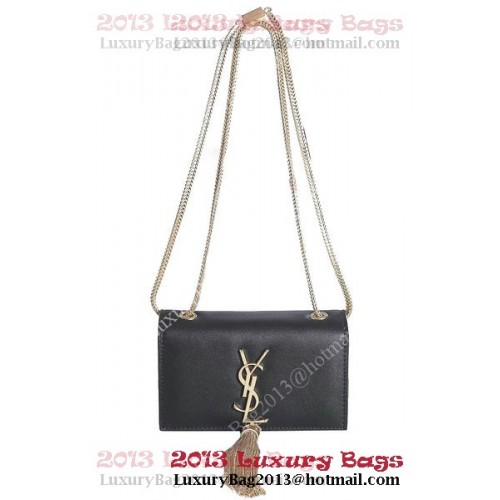 Yves Saint Laurent Mini Monogramm Umhängetasche 5478 Schwarz