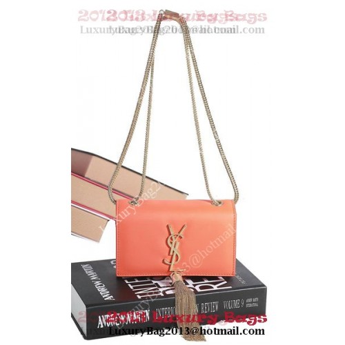 Yves Saint Laurent Mini Monogramm Umhängetasche 5478 Orange