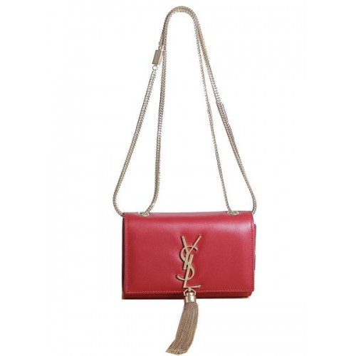 Yves Saint Laurent Mini Monogramm Umhängetasche 5478 Rot