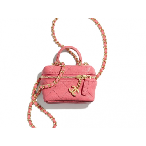 Chanel kleiner Waschtisch mit Kette AP2194 rosa